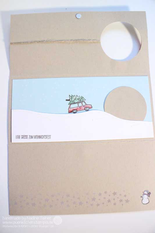 Weihnachtskarte für Anfänger Stampin' Up!